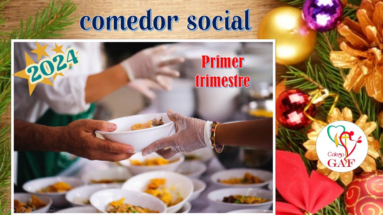 Comedor Social primer trimestre GAF